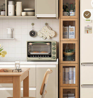 収納棚 隙間収納家具 ガラス扉付き 超薄型収納 キッチンキャビネットチェストY84Y29