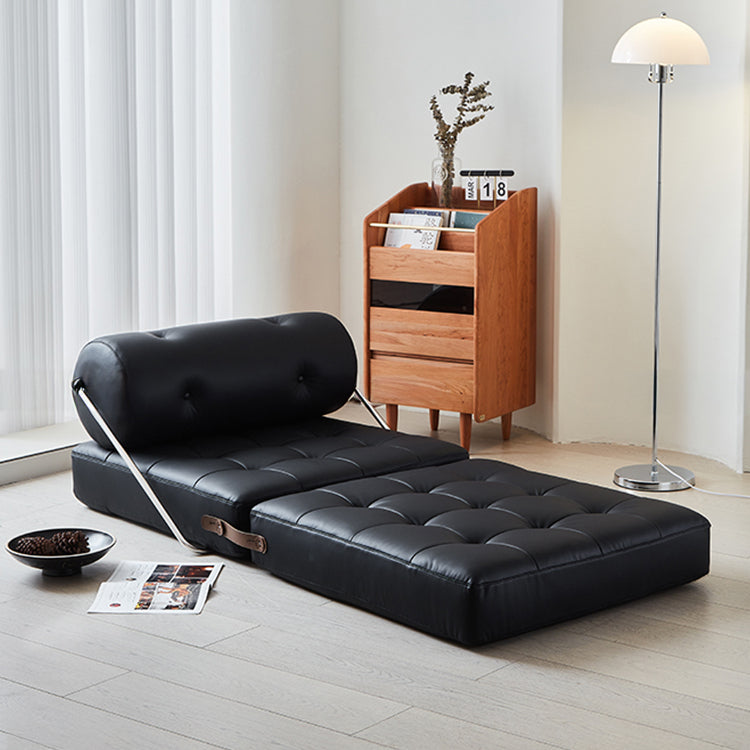 ラテックス合成皮革 PUレザー製 たモダンソファー &くつろげる2way ソファベッド hmr-4797