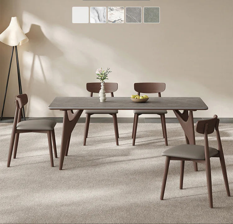 ダイニングテーブル セラミック天板 jh-060BR ブラウン系テーブル - BestKagu