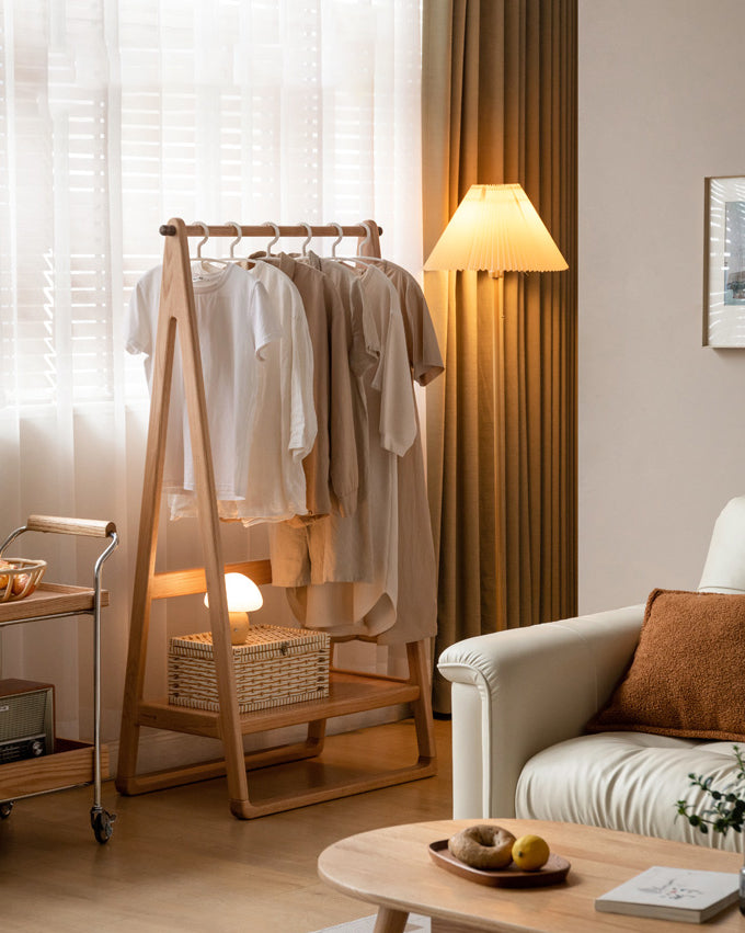 ハンガーラック コートハンガー 天然木 クローゼット y58i01 Y00I29 - BestKagu