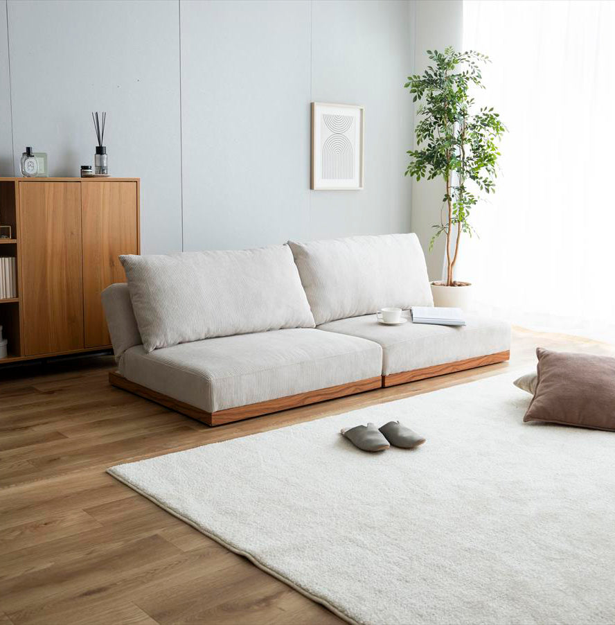 ソファ ソファベッド Ridley リクライニングコーデュロイソファ - BestKagu