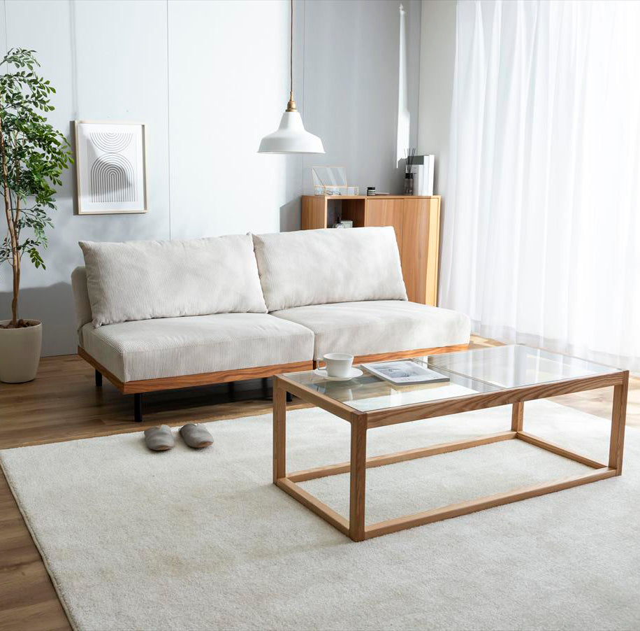 ソファ ソファベッド Ridley リクライニングコーデュロイソファ - BestKagu