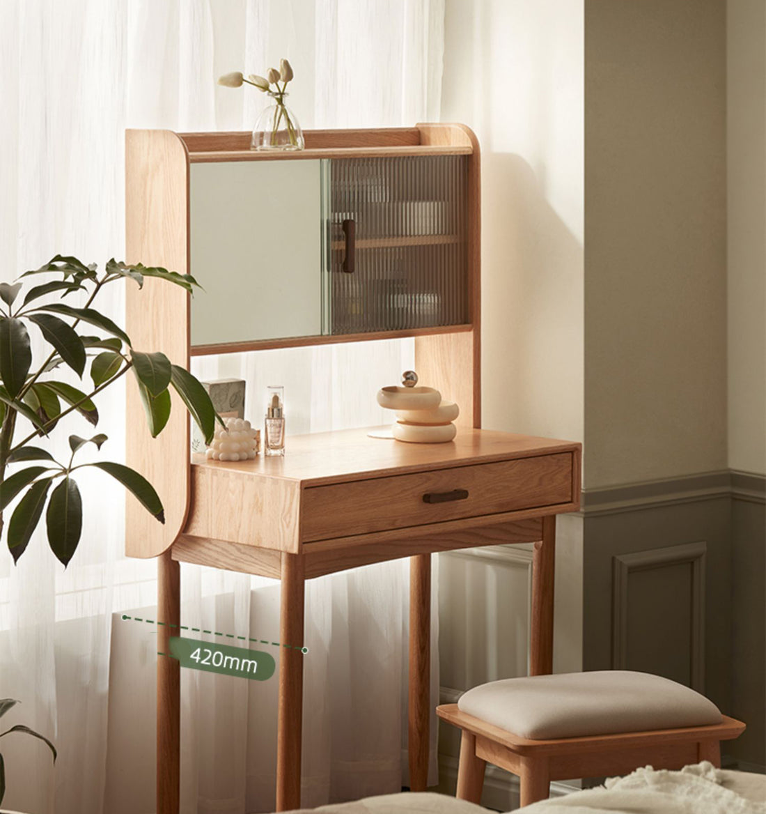 ドレッサー鏡台 化粧台 メイク台 ysys-h7052 - BestKagu