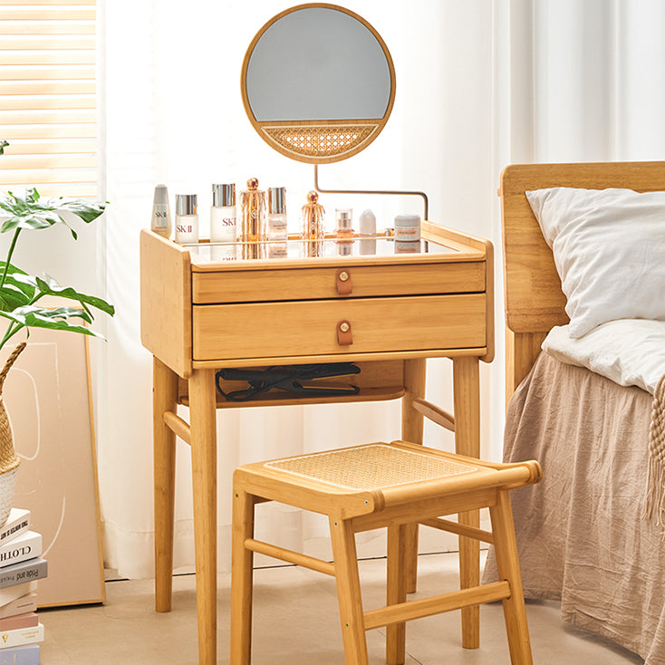ドレッサー ドレッサー デスク 幅60cm 鏡台 化粧台 鏡付き おしゃれ zt-772 - BestKagu