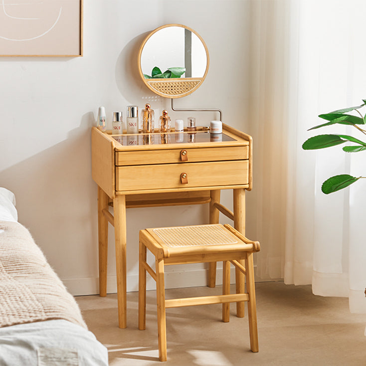 ドレッサー ドレッサー デスク 幅60cm 鏡台 化粧台 鏡付き おしゃれ zt-772 - BestKagu