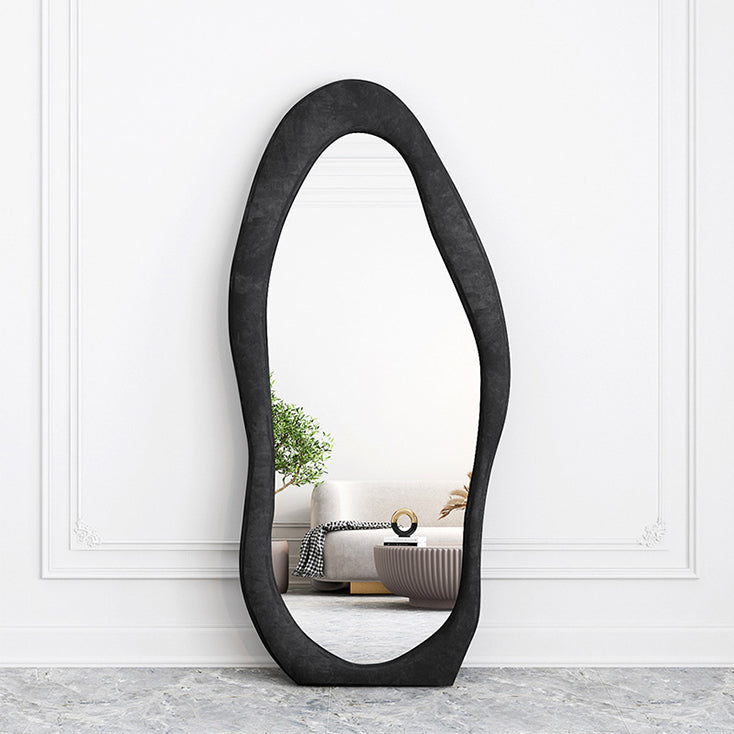 スタンドミラー 姿見鏡 全身鏡 パイル生地 モダン おしゃれ mr-221 - BestKagu