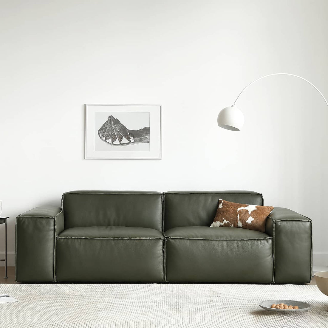 ソファー 幅265cm 本革 ローソファ おしゃれ my-368 - BestKagu