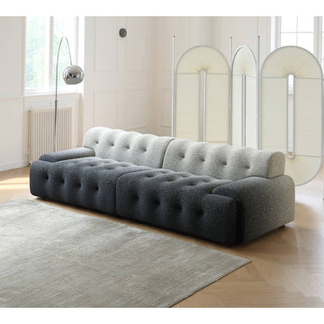 ソファー 幅270cm 3人掛け 4人掛け グラデーション ファブリック おしゃれ my-347 - BestKagu