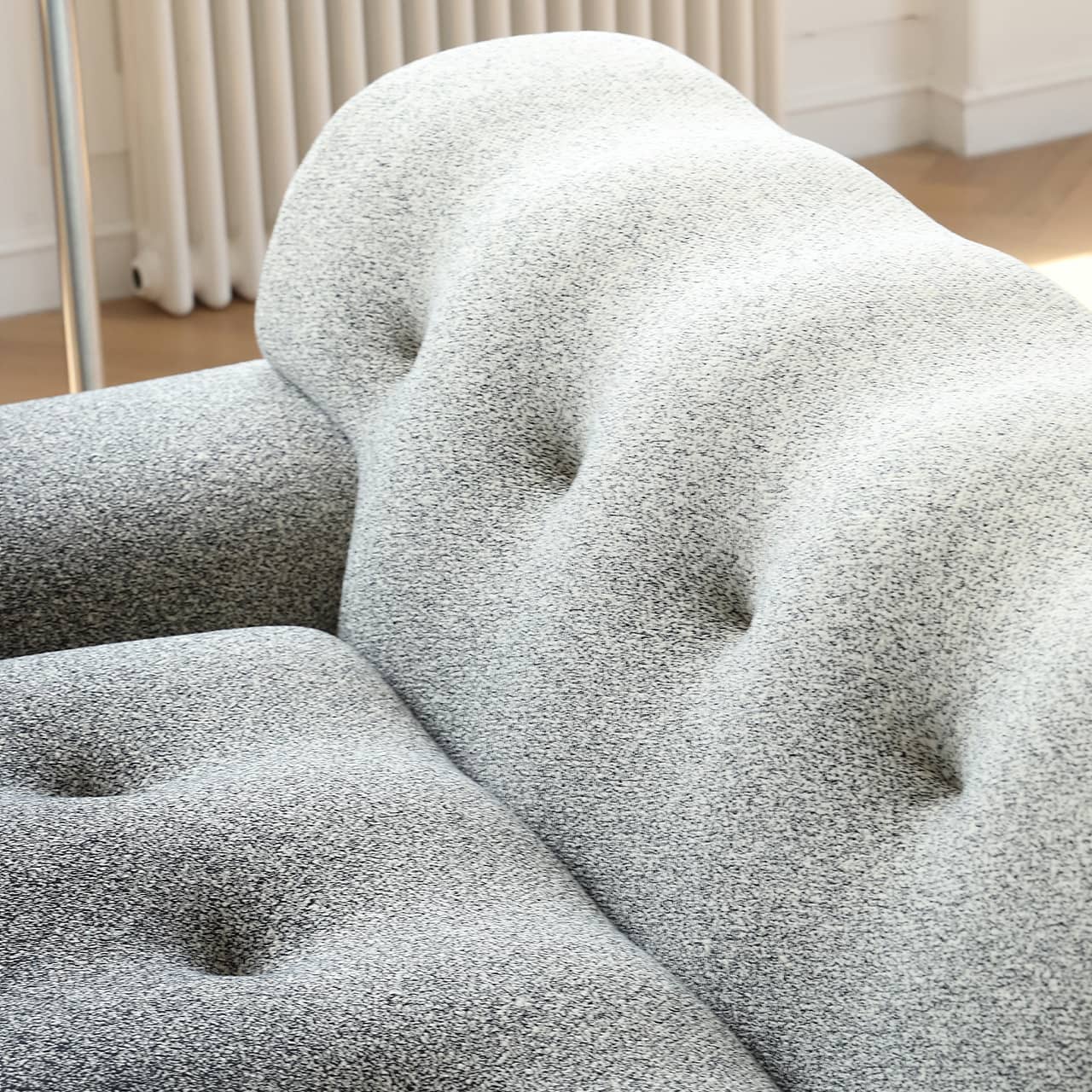 ソファー 幅270cm 3人掛け 4人掛け グラデーション ファブリック おしゃれ my-347 - BestKagu