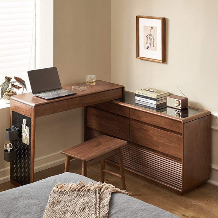 キャビネット チェスト 収納ラックドレッサー デスク伸縮式 y-m1032 - BestKagu