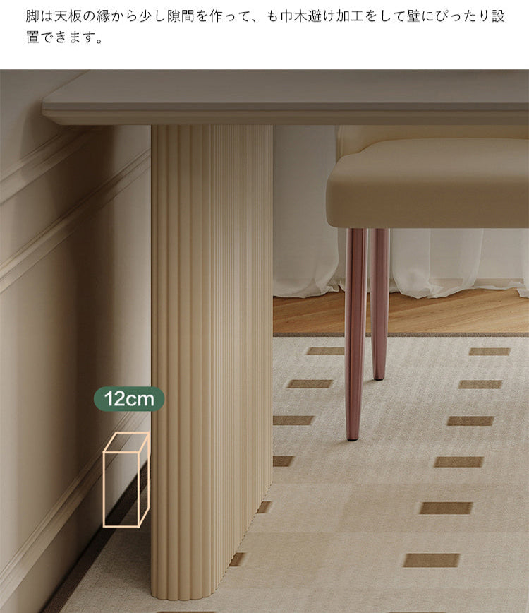 ダイニングテーブル 食事テーブル セラミック 壁付 おしゃれ msbl-323 - BestKagu