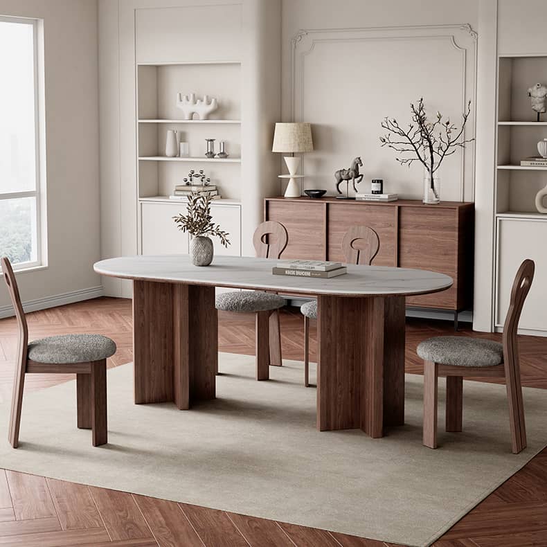 セラミック天板を採用したダイニングテーブル hagst-573