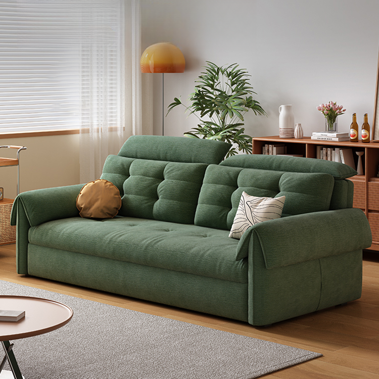 ソファー グリーン シリコンフィル 無垢材 ダウン hyt-3774