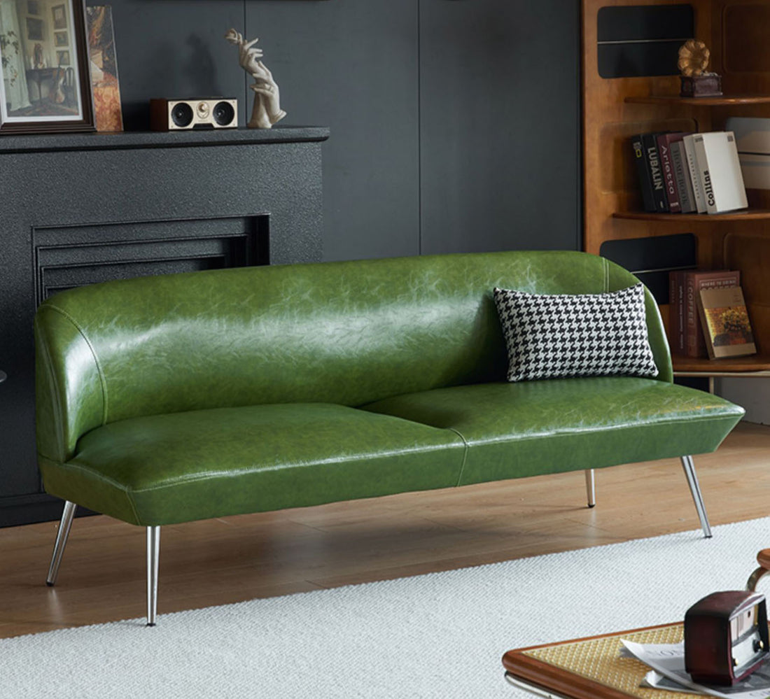 オイルレザーのヴィンテージ調ソファ|イタリアンモダン・2~3人掛け dlo-059