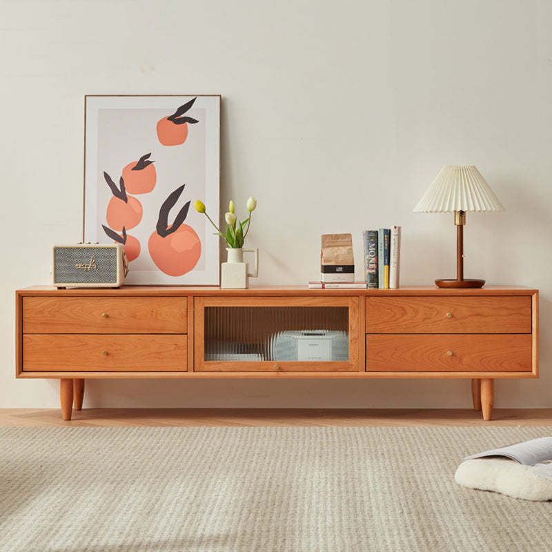 リビングテレビ台  チェリー材 ケヤキ オシャレなTVボード fcp-1310 - BestKagu