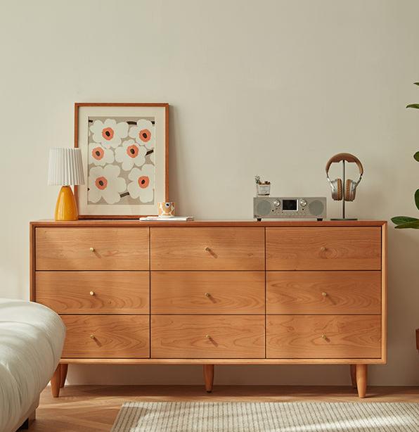 チェリー材キャビネット チェスト- タンス fcp-1317 - BestKagu