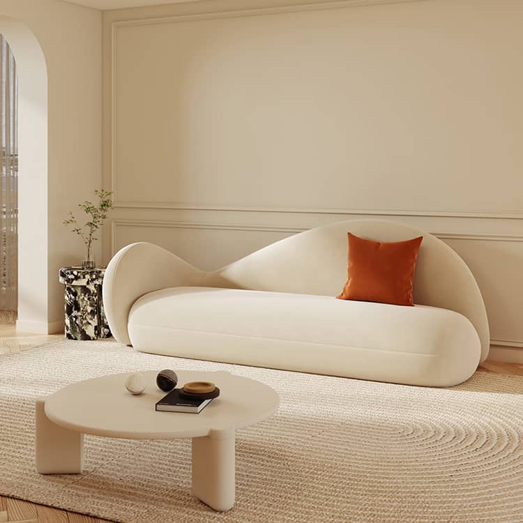 ラグジュアリー無垢材ソファー|エレガントなリビングに最適なデザイン fhw-2063 - BestKagu