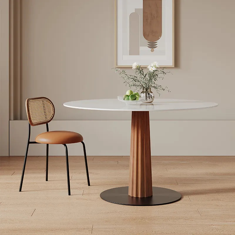 リビングテーブル 丸テーブル セラミック天板円型おしゃれ fjj-3590