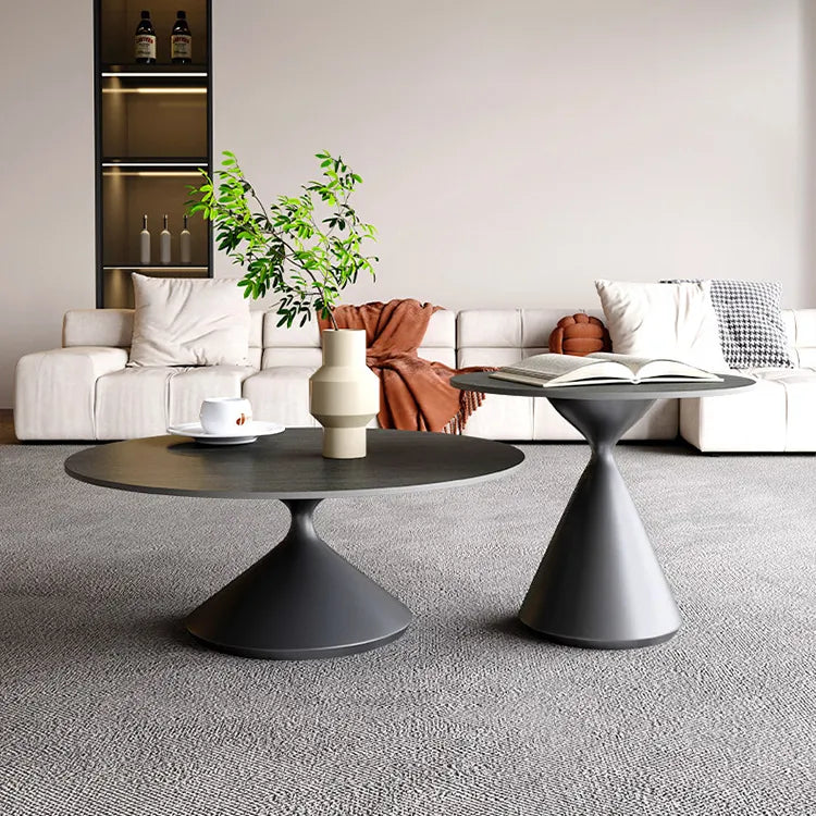 モダンデザイン セラミック天板のセンターテーブル fjx-2652