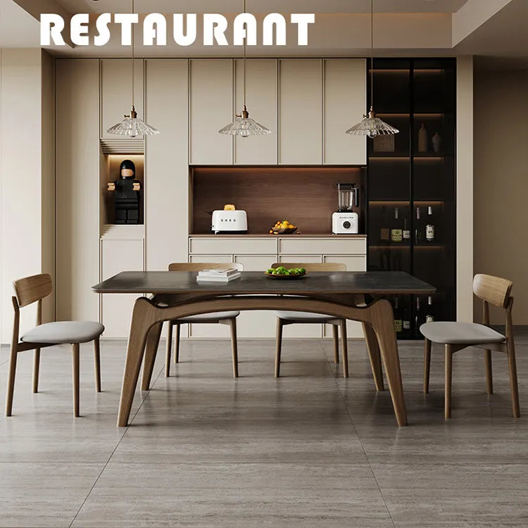 セラミック天板の大理石調ダイニングテーブル  fjx-2662