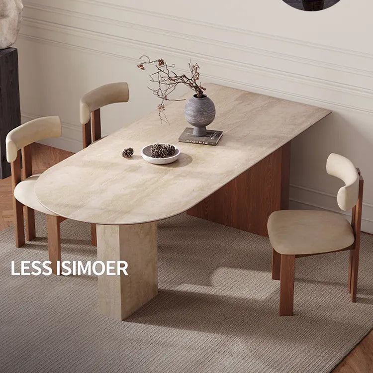 高級感あふれるセラミック無垢材テーブル - fmus-4078