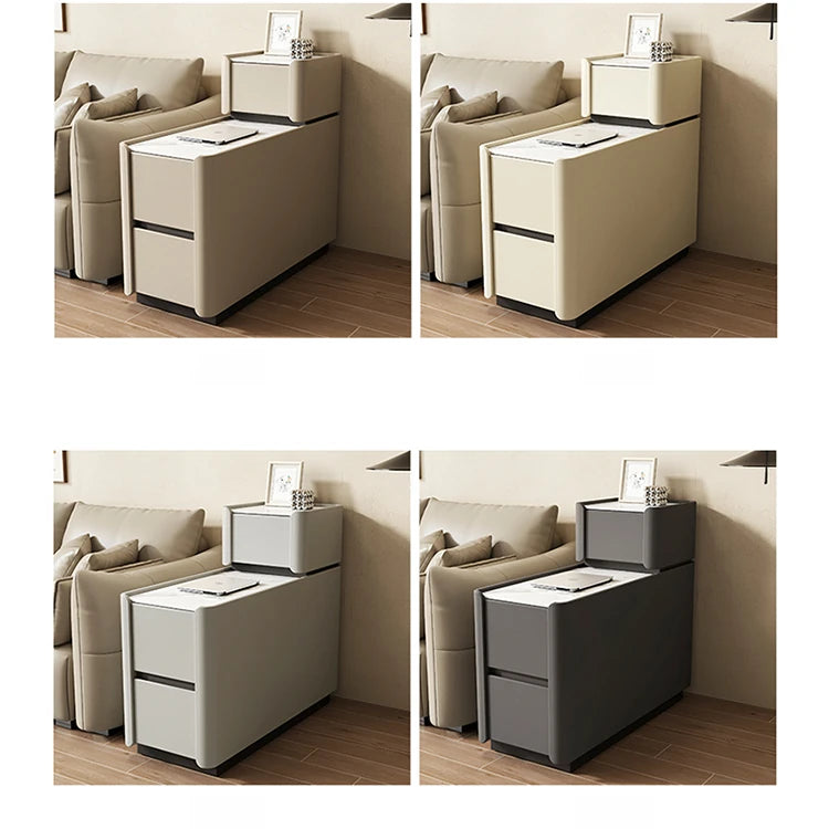 センターテーブル パイン多層板 セラミック 合皮製 おしゃれな収納付きリビングテーブル fmxjs-5351