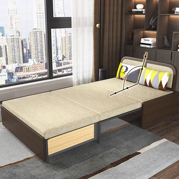 無垢材×シリコンフィル使用!高級感あふれる綿麻多層ソファー fnm-954