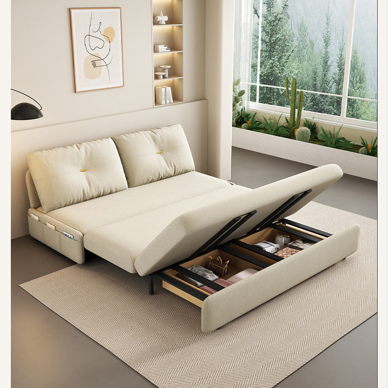 ソファー ソファーベッド 綿麻素材使用 収納オプション可能 fsx-1008 - BestKagu