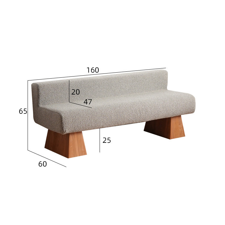 ダイニングソファ ヤチダモ×ポリエステル fyx-831 - BestKagu