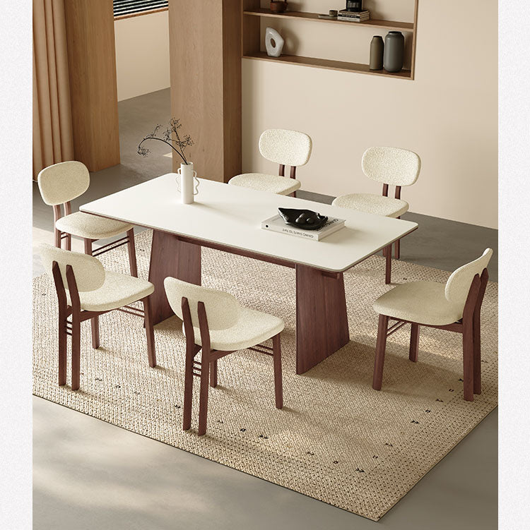 ダイニングテーブル 長方形テーブル セラミック製天板 オーク材