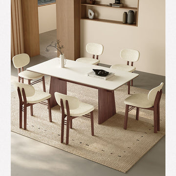 ダイニングテーブル 長方形テーブル セラミック製天板 オーク材フレーム hagst-5523