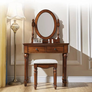 ドレッサー化粧台 アンティーク北欧ドレッサー  hgl-4337