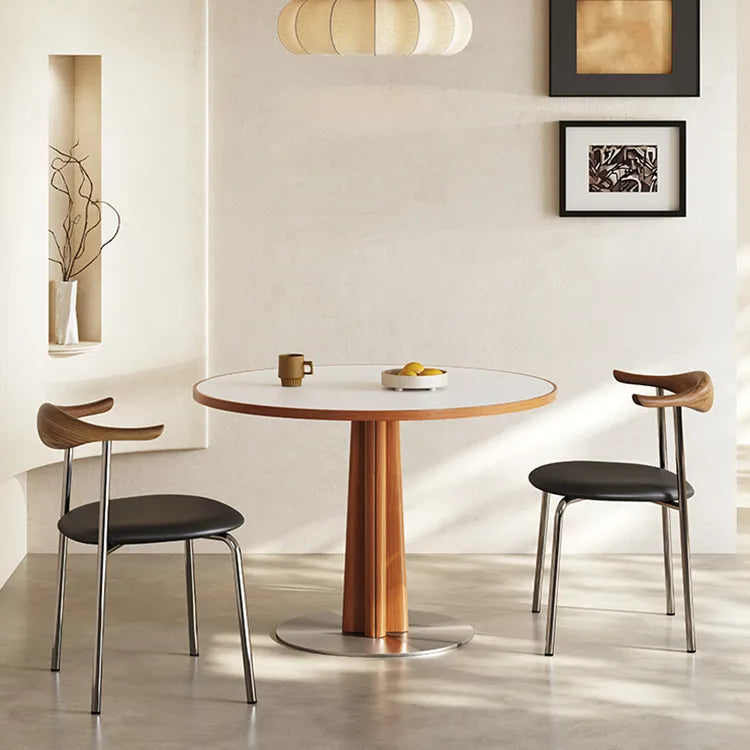 テーブル ホワイト ブラック セラミック オーク アッシュ材 ステンレス hjj-3667