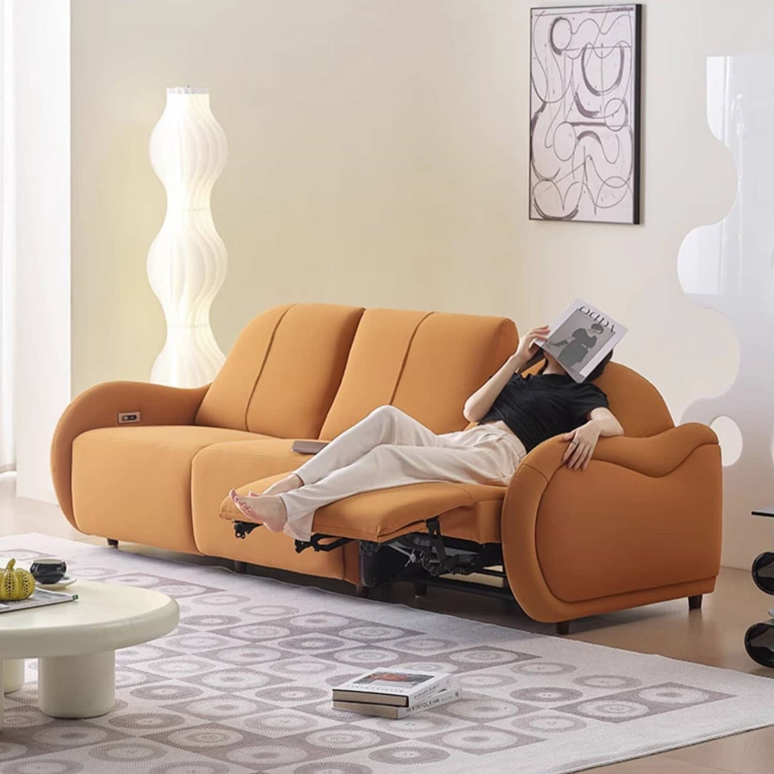 リクライニングソファー電動タイプ  hksc-987 - BestKagu