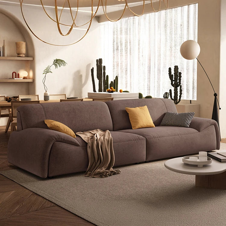 モダンパインダウンエアレザーソファー - おしゃれで快適なリビング モダンパインダウンエアレザーソファー - おしゃれで快適なリビング