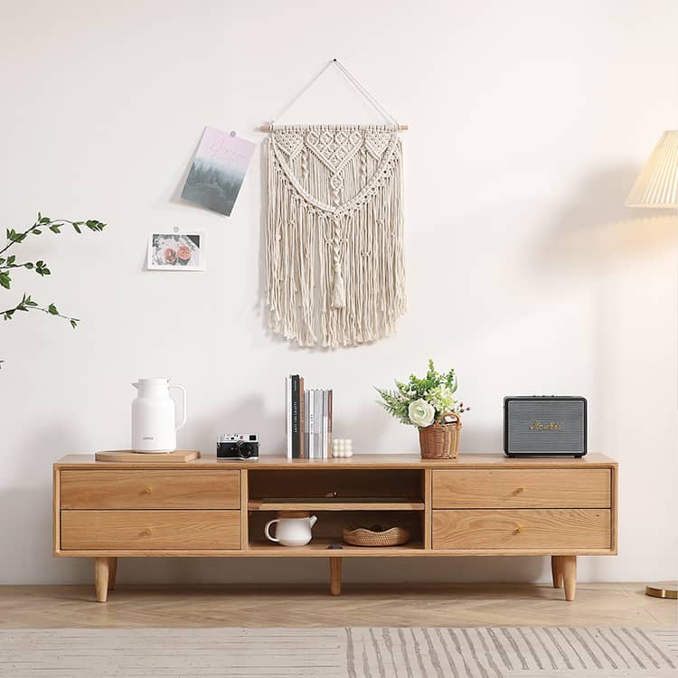 オーク材を贅沢に使ったテレビ台 - リビングボード hmzj-812