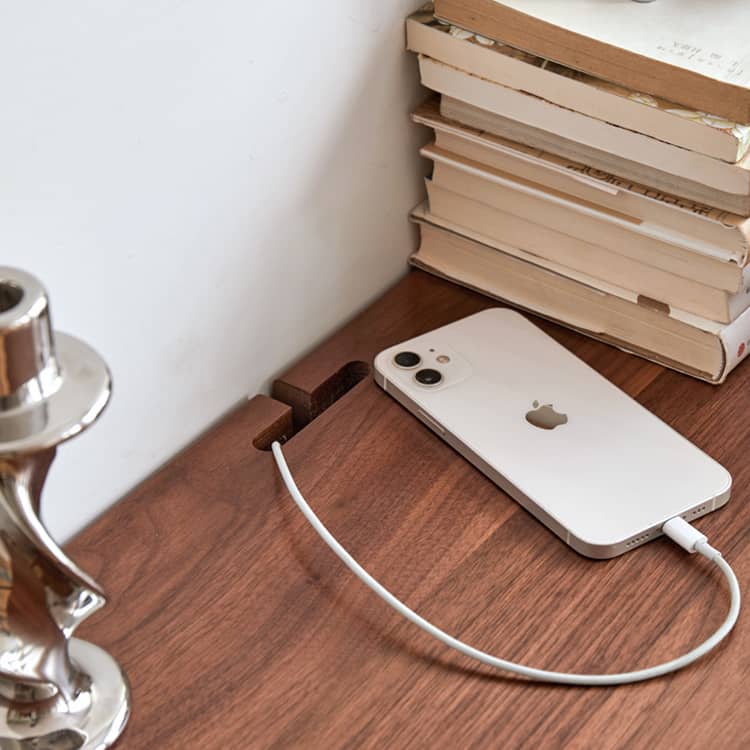 高級感あふれるチェリー材・銅・使用 デスクテーブル hykmq-753 - BestKagu