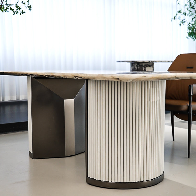 天然大理石 ダイニングテーブル 北欧デザイン高級家具jrjj-6618