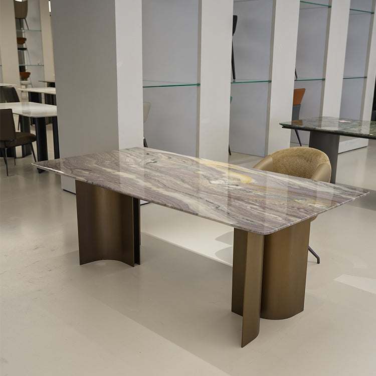 ダイニングテーブル 天然大理石 幅200cm jrjj-6636