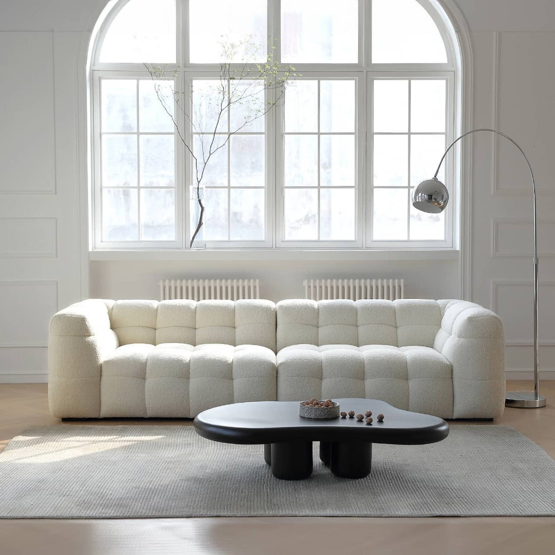 ソファ シープボアとパイン材使用 ダウンソファー my-343 - BestKagu