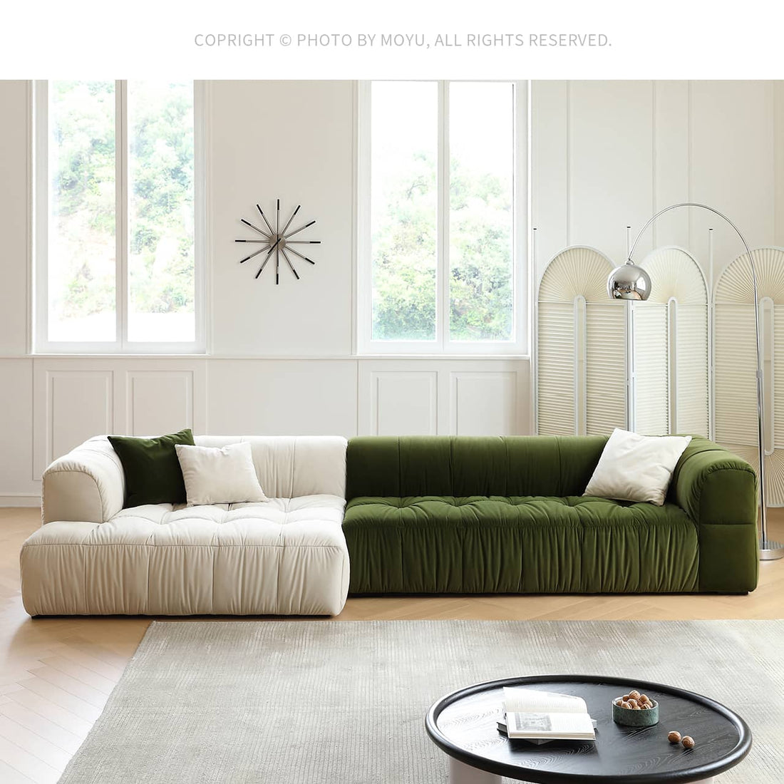 北欧風ソファー カウチソファ  my-354 - BestKagu