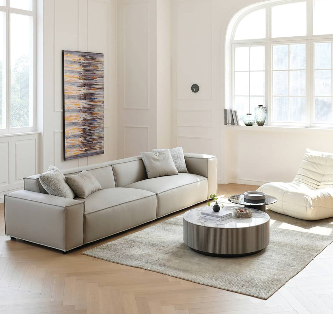 高級感溢れるパイン材合皮ダウンクッションソファー my-358 - BestKagu