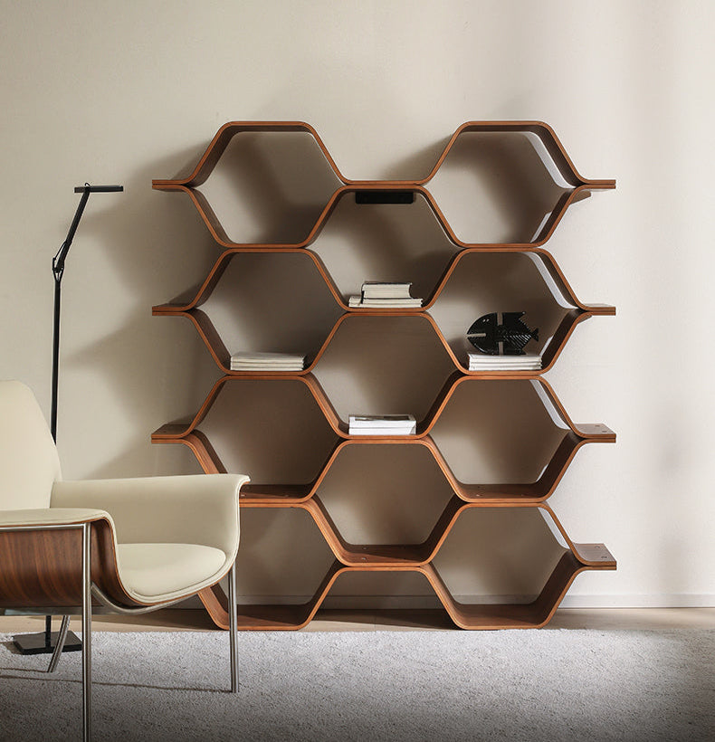 ハニカムハニカムマルチグリッド本棚ディスプレイラック norhor-0001