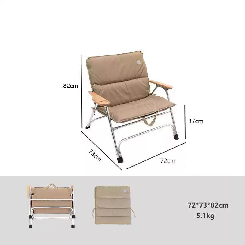 アウトドアチェア 折りたたみ式リクライニングキャンプチェア fh-mth-464