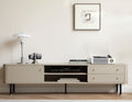 TVボード 幅180 大人なグレー　モダン家具　Y174N03 - BestKagu