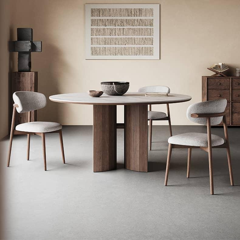 丸 テーブル ダイニング おしゃれ セラミック hagst-565 - BEST kagushop_this_look_fUHap