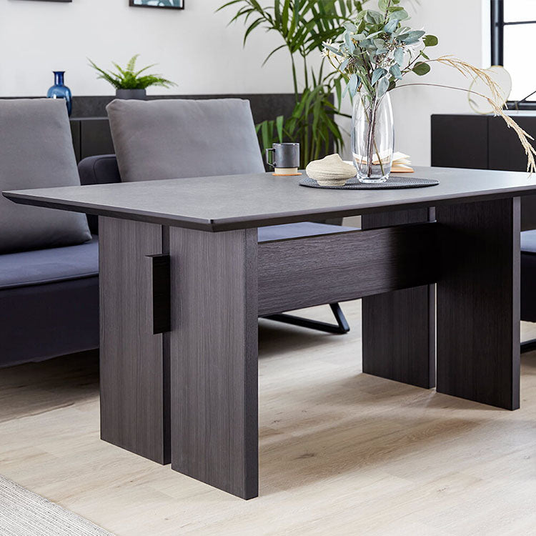 【在庫品】ダイニングテーブル  天然素材が引き立てるLDメラミン化粧板テーブル日本製 sup-13687869