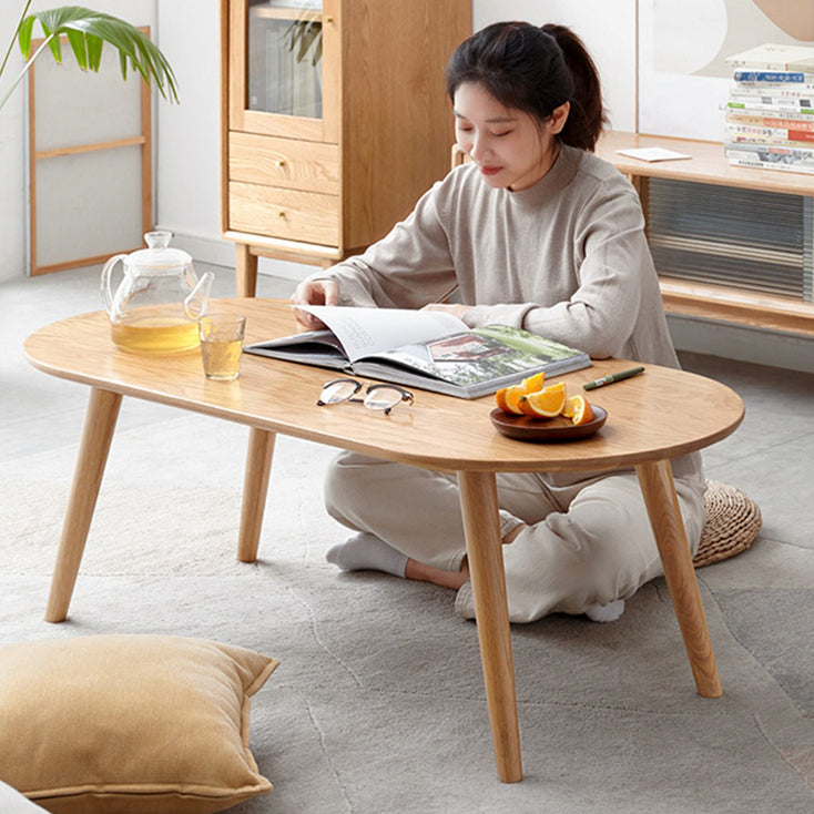 ローテーブル オーク材 Y8344　ソファテーブル　一人暮らし - BestKagu