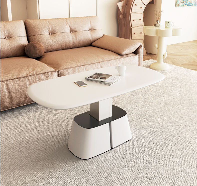 モダンデザイン センターテーブル 多層板セラミック仕上げ アルミフレーム使用 hdtxy-1902 - BestKagu