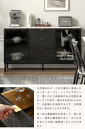 キャビネット 幅90cm 高さ85cm リビングボード Y190Q01 キッチン - BestKagu